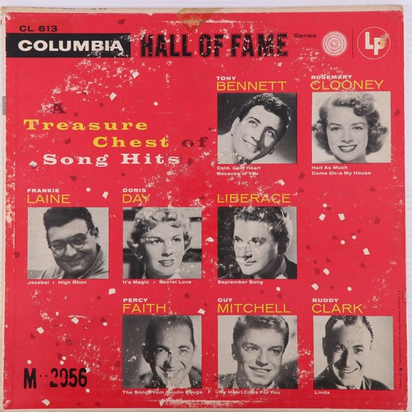 A Treasure Chest Of Song Hits Hall Of Fame 1955 12" Vinyl LP Record CL 613 6-Eye - Picture 1 of 16